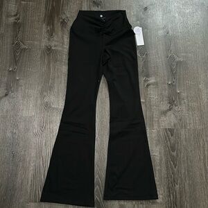 YBRFL Yogalicious Ballerina Ruched Flare Leggings